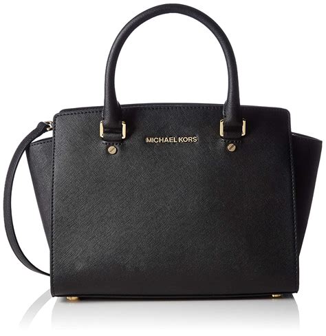 michael michael kors selma leather medium zip satchel|selma leather satchel.